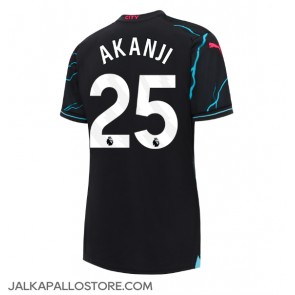 Manchester City Manuel Akanji #25 Kolmaspaita Naisten 2023-24 Lyhythihainen